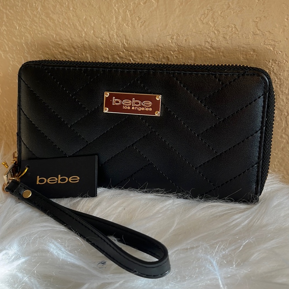 Bebe black wallet